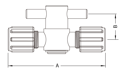 PFA プラグバルブ PFA Plug Valve