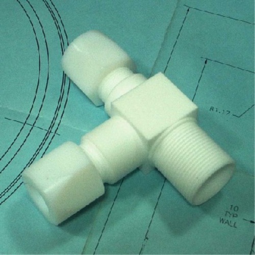 RT-TYPE-REDUCING-UNION-TEE-1  |仕様|PTFE チューブ継手 