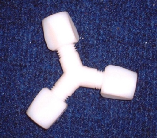 Y-TYPE-UNION-TEE-INDISE-LYHREAD  |仕様|PTFE チューブ継手 